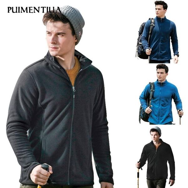 puimentiua fall and winter style men's full-zip polar fleece warm jacket autumn and winter men's fleece long-sleeved coat, Black;white
puimentiua fall and winter style men's full-zip polar fleece warm jacket autumn and winter men's fleece long-sleeved coat, Black;white