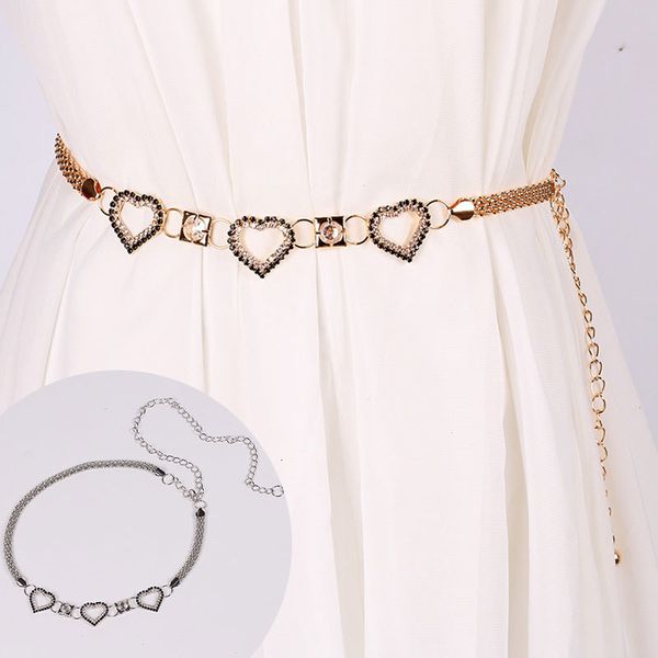 designer women metal waist chain silver gold girdle classic fine waistband love heart pants chain fashion rhinestone waist decoration, Black;brown
designer women metal waist chain silver gold girdle classic fine waistband love heart pants chain fashion rhinestone waist decoration, Black;brown
