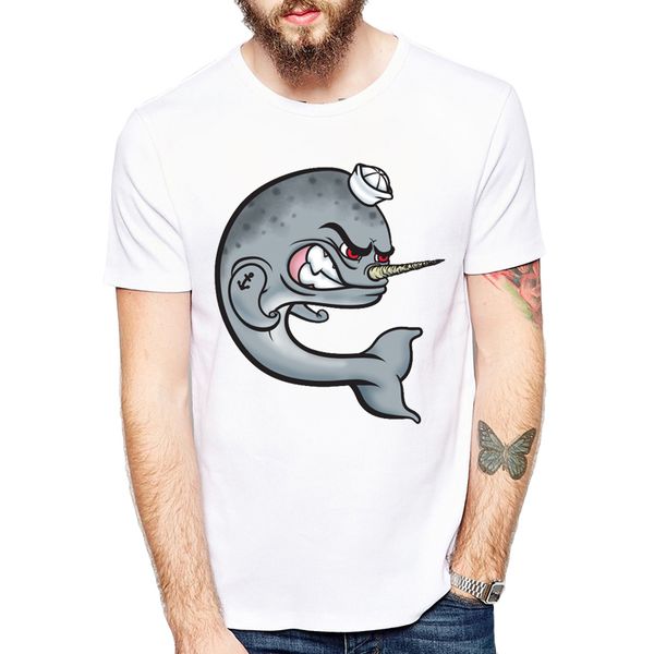 angry narwhal summer camisa modal white short sleeve latest brand fish personality men hoodie designers t shirts sweatshirt
angry narwhal summer camisa modal white short sleeve latest brand fish personality men hoodie designers t shirts sweatshirt