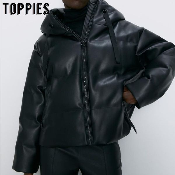 faux leather coat winter hooded jacket women cotton-padded parkas zipper thicker warm bread coat european clothing 2021 v191205, Black
faux leather coat winter hooded jacket women cotton-padded parkas zipper thicker warm bread coat european clothing 2021 v191205, Black