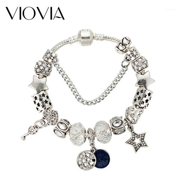 charm bracelets viovia crystal star & bangles key bead silver color for women jewellery pulseira feminina b170501, Golden;silver
charm bracelets viovia crystal star & bangles key bead silver color for women jewellery pulseira feminina b170501, Golden;silver