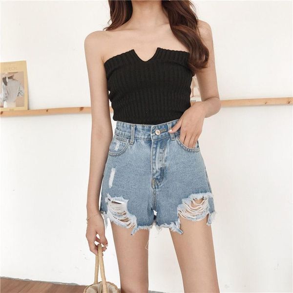 women's jeans summer fashion vintage denim shorts women korean casual loose all match crimping lady scratched short pants women1, Blue
women's jeans summer fashion vintage denim shorts women korean casual loose all match crimping lady scratched short pants women1, Blue