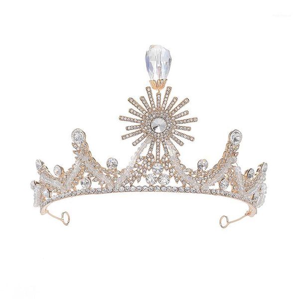 other eseres gold crystal tiara for royal queen bridal accessories princess hair jewelry girls headbands1, Golden;white
other eseres gold crystal tiara for royal queen bridal accessories princess hair jewelry girls headbands1, Golden;white