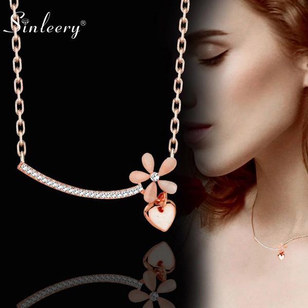 sinleery lovely opal flower heart necklace pendants rose gold color short chain for women jewelry accessories xl531 ssc, Golden;silver
sinleery lovely opal flower heart necklace pendants rose gold color short chain for women jewelry accessories xl531 ssc, Golden;silver