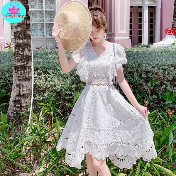 2020 summer new irregular waist lace dress knee-length zippers regular short solid sheath, Black;gray
2020 summer new irregular waist lace dress knee-length zippers regular short solid sheath, Black;gray