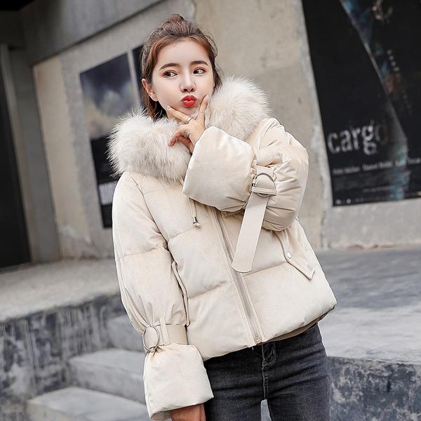 gold velvet thick short jacket female winter big fur collar korean locomotive lamb coat female student short coat, Black
gold velvet thick short jacket female winter big fur collar korean locomotive lamb coat female student short coat, Black