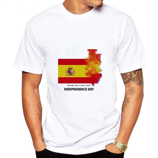 men's t-shirts dlrn summer est spanish flag printed t-shirt men casual short sleeve loose o-neck white tshirt soccer spain fashion1, White;black
men's t-shirts dlrn summer est spanish flag printed t-shirt men casual short sleeve loose o-neck white tshirt soccer spain fashion1, White;black