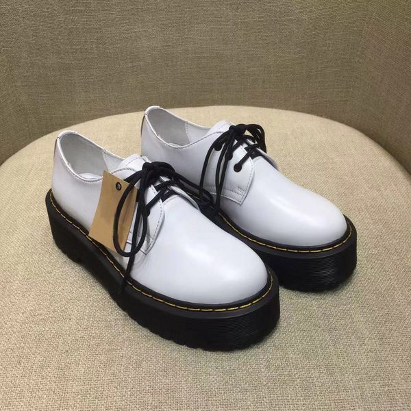 2020 new leather muffin sole martin single shoes fashion new thick soled small shoes women's shoes, Black
2020 new leather muffin sole martin single shoes fashion new thick soled small shoes women's shoes, Black