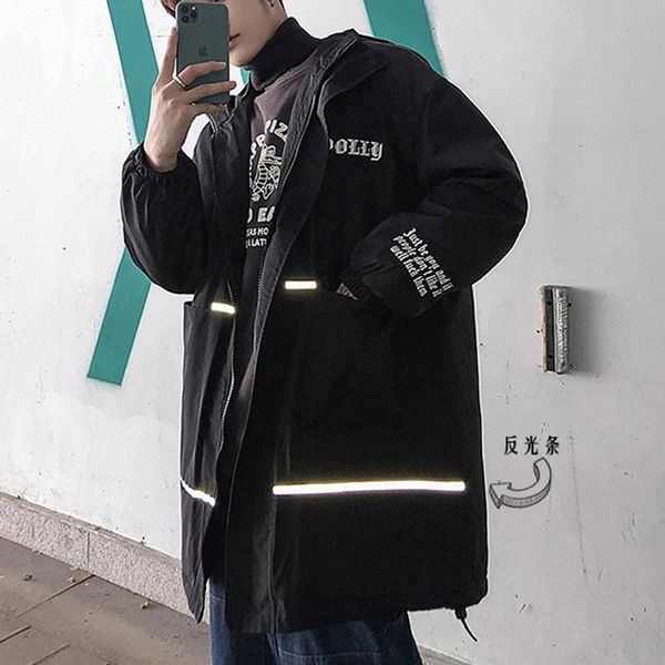 winter jacket men casual parkas man loose hooded mens winter jackets thicken warm male coats, Black
winter jacket men casual parkas man loose hooded mens winter jackets thicken warm male coats, Black