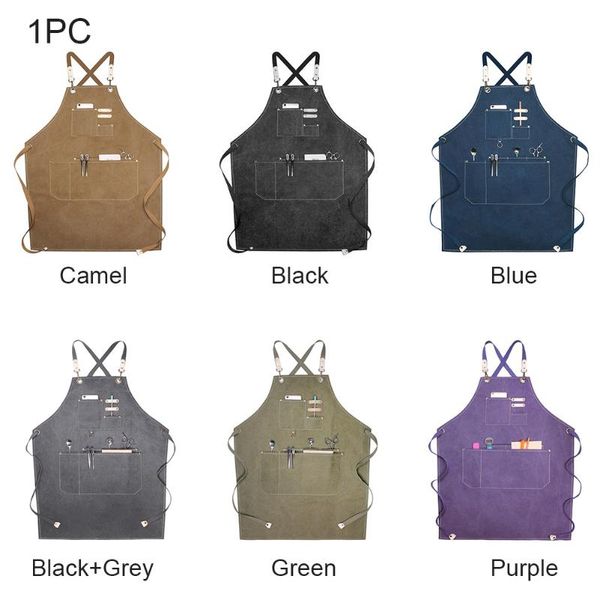 aprons women mens adjustable home cooking cross back straps kitchen bbq gardening chef apron oil proof work with pockets canvas
aprons women mens adjustable home cooking cross back straps kitchen bbq gardening chef apron oil proof work with pockets canvas