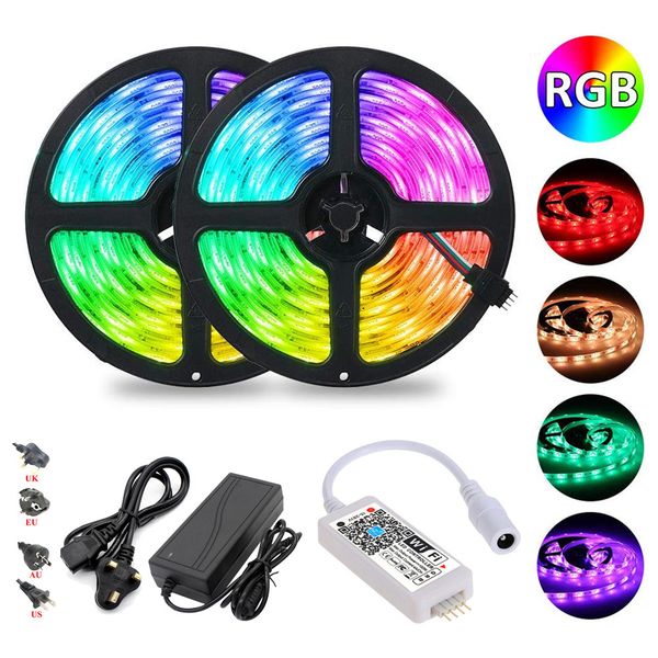 2021 new 2 x 5m rgb light smd 5050 lights tape flexible non waterproof led strip ribbon wifi controller for home christmas 6cjr
2021 new 2 x 5m rgb light smd 5050 lights tape flexible non waterproof led strip ribbon wifi controller for home christmas 6cjr