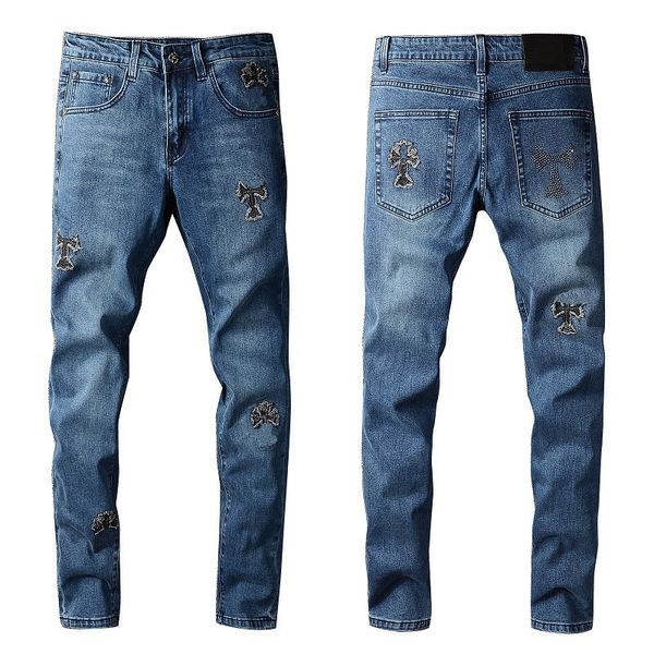 new fashion leather skinny jeans men zipper fly straight slim elastic jeans mens casual biker male stretch denim trouser classic pants, Blue
new fashion leather skinny jeans men zipper fly straight slim elastic jeans mens casual biker male stretch denim trouser classic pants, Blue