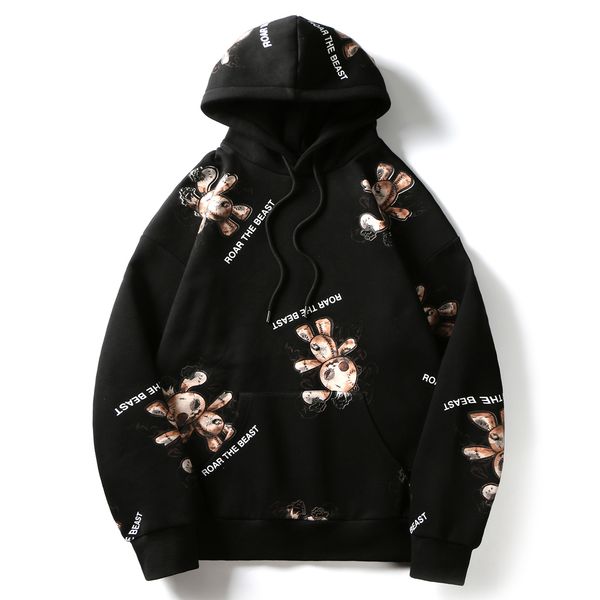 2021 new harajuku hoodies men hip hop streetwear hoodie bad bear print hooded sweatshirt autumn fleece casual cotton oversized imld, Black
2021 new harajuku hoodies men hip hop streetwear hoodie bad bear print hooded sweatshirt autumn fleece casual cotton oversized imld, Black