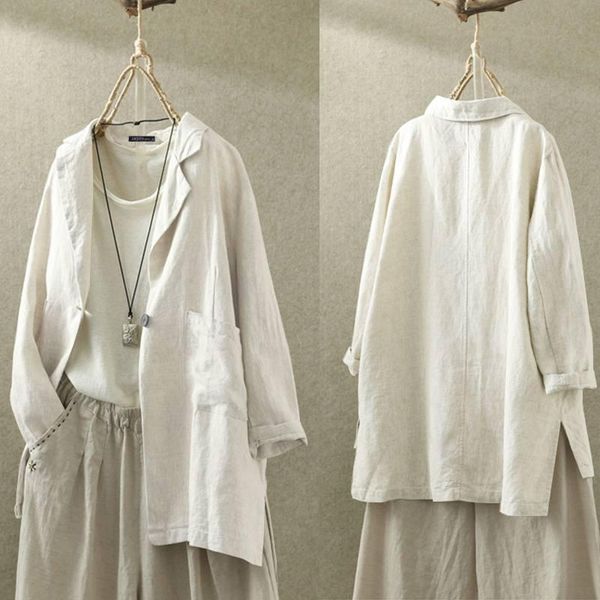 2020 zanzea women's blazers stylish solid cardigans button coats blusas female lapel work tunic casual outwear plus size shirts, White;black
2020 zanzea women's blazers stylish solid cardigans button coats blusas female lapel work tunic casual outwear plus size shirts, White;black