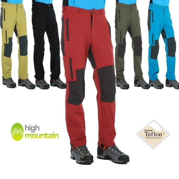 outdoor pants high mountain nepal hiking, Black;green