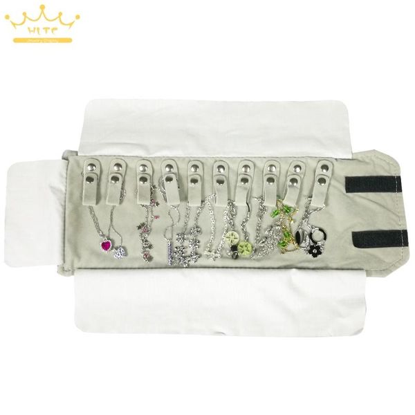 jewelry roll bag for necklace pendant organizer jewellery storage bags chain portable display cases black/grey velvet 16*12cm, Pink;blue
jewelry roll bag for necklace pendant organizer jewellery storage bags chain portable display cases black/grey velvet 16*12cm, Pink;blue
