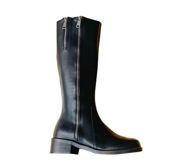 autumn and winter new spot women's shoes net red high but knee long knight boots, Black
autumn and winter new spot women's shoes net red high but knee long knight boots, Black