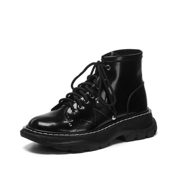 boots platform women ankle fall leather casual short riding bootes high-black white thick-bottom feminine shoes 4.5cm
boots platform women ankle fall leather casual short riding bootes high-black white thick-bottom feminine shoes 4.5cm