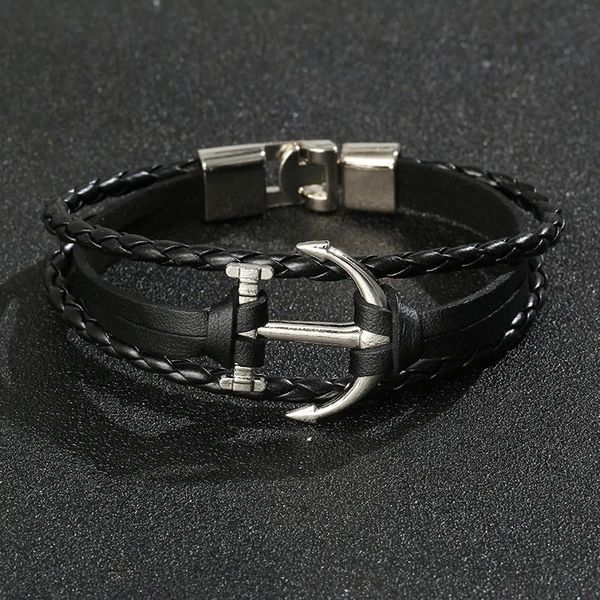 junwei new fashion alloy anchor bracelet men's casual personality leather bracelet retro punk bracelet biker bbyjgd alice_bag
junwei new fashion alloy anchor bracelet men's casual personality leather bracelet retro punk bracelet biker bbyjgd alice_bag