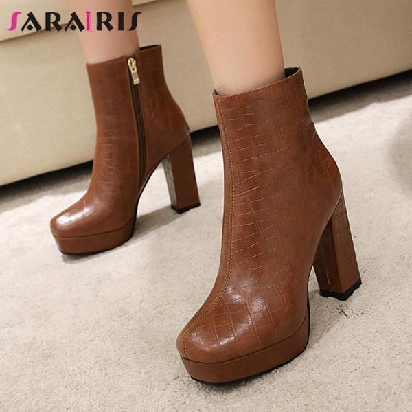boots sarairis cool solid fretwork women 2021 autumn high heels ladies street punk ankle shoes, Black
boots sarairis cool solid fretwork women 2021 autumn high heels ladies street punk ankle shoes, Black