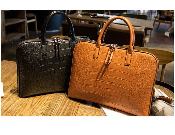 2020 business women's briefcase leather handbag men totes 15.6 14 inch lapbag shoulder office bags for female briefcases
2020 business women's briefcase leather handbag men totes 15.6 14 inch lapbag shoulder office bags for female briefcases