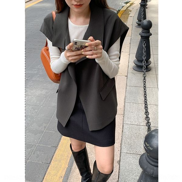 5pk8r new waist women's suit fall 2020 korean loose vest lapel coat with drooping silhouette coat vestvest shoulder ma7xg, White;black
5pk8r new waist women's suit fall 2020 korean loose vest lapel coat with drooping silhouette coat vestvest shoulder ma7xg, White;black
