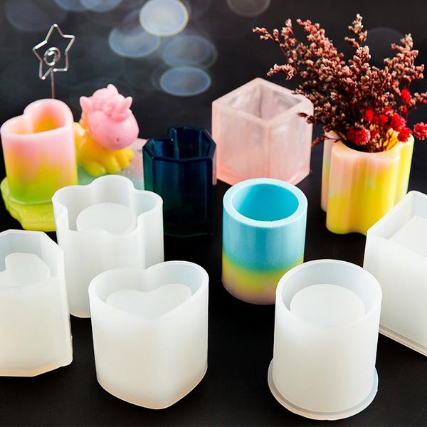 silicone mold dried flower resin decorative craft designer diy storage pen holder mould epoxy resin concrete molds candle mold sqctts, Black
silicone mold dried flower resin decorative craft designer diy storage pen holder mould epoxy resin concrete molds candle mold sqctts, Black