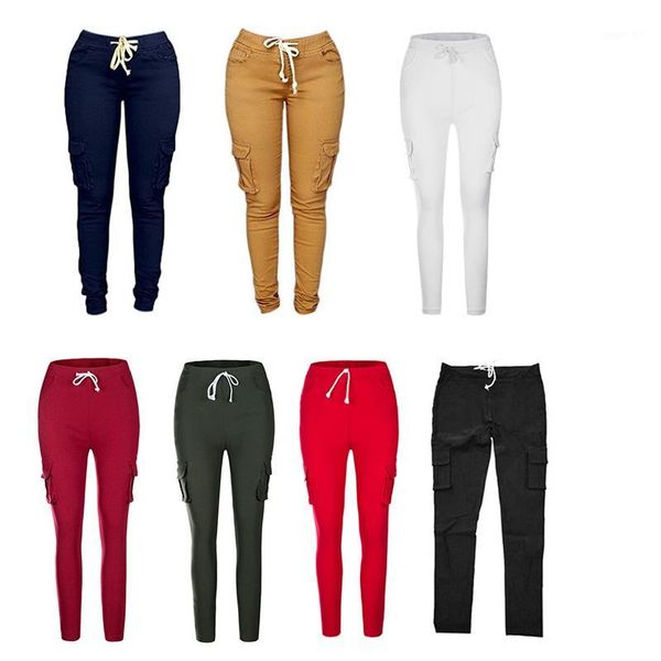 women elastic waist lace up pants skinny pencil sweatpants women casual pencil pants high waist multi-pocket1, Black;white
women elastic waist lace up pants skinny pencil sweatpants women casual pencil pants high waist multi-pocket1, Black;white