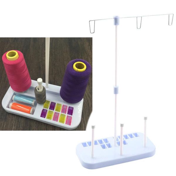 1 pc embroidery thread holder stand rack 3 spool holders support sew quilting for home sewing machine sewing tools accessories, Black
1 pc embroidery thread holder stand rack 3 spool holders support sew quilting for home sewing machine sewing tools accessories, Black