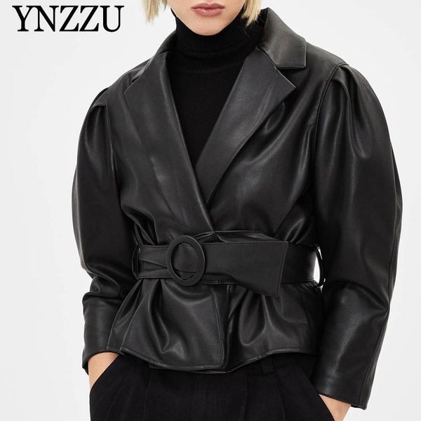 2020 spring women pu leather jacket black puff sleeve loose female fuax leather coat chic with belt outwear autumn ynzzu 9o1491
2020 spring women pu leather jacket black puff sleeve loose female fuax leather coat chic with belt outwear autumn ynzzu 9o1491