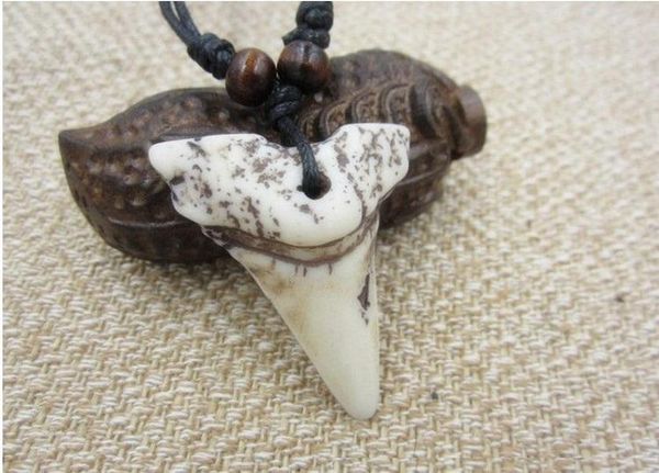 imitation yak bone carving shark tooth charm pendant wood beads retro necklace amulet gift travel souvenir 2021, Silver
imitation yak bone carving shark tooth charm pendant wood beads retro necklace amulet gift travel souvenir 2021, Silver