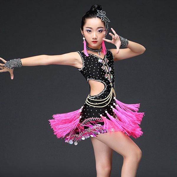 new latin dance clothing kids dress giving accessories rhodo fringe dance skirt children performing rhinestone dance costume 405, Black;red
new latin dance clothing kids dress giving accessories rhodo fringe dance skirt children performing rhinestone dance costume 405, Black;red