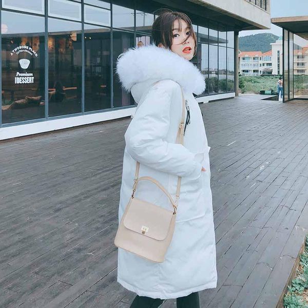 x-long women's winter jacket solid hooded female cold coat thick casual with fur collar plus size loose cotton padded parkas, Black
x-long women's winter jacket solid hooded female cold coat thick casual with fur collar plus size loose cotton padded parkas, Black