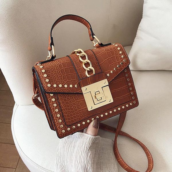 2020 small hand bag women crossbody bags stone leather shoulder bag fashion rivet chain decoration ladies handbag
2020 small hand bag women crossbody bags stone leather shoulder bag fashion rivet chain decoration ladies handbag