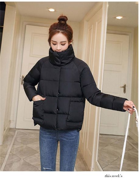 autumn winter women's jacket downeuropean and american style with letter printing women's youth coats size s-xl, Black;brown
autumn winter women's jacket downeuropean and american style with letter printing women's youth coats size s-xl, Black;brown