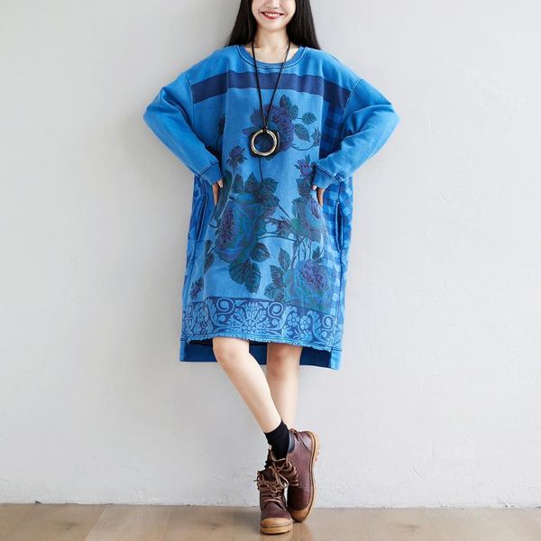 casual dresses johnature autumn retro print o-neck pockets long sleeve irregular dress 2021 loose comfortable plus size women fashion, Black;gray
casual dresses johnature autumn retro print o-neck pockets long sleeve irregular dress 2021 loose comfortable plus size women fashion, Black;gray