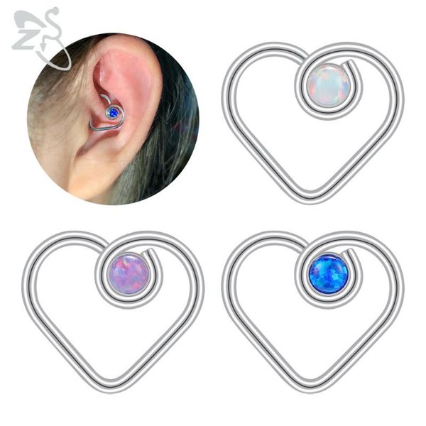 zs 1 pc 3 colors heart 316l stainless steel ear piercing opal industrial piercing ear daith tragus piercings body jewelry, Golden;silver
zs 1 pc 3 colors heart 316l stainless steel ear piercing opal industrial piercing ear daith tragus piercings body jewelry, Golden;silver