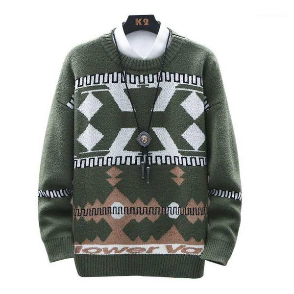 men's sweaters autumn and winter men's round neck loose color matching long-sleeved casual youth pullover thick warm sweater1, White;black 
men's sweaters autumn and winter men's round neck loose color matching long-sleeved casual youth pullover thick warm sweater1, White;black