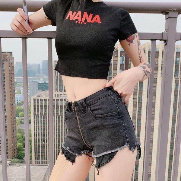 women's jeans 2021 arrival summer style female fashion zipper ripped high waists night club denim wide leg shorts1, Blue
women's jeans 2021 arrival summer style female fashion zipper ripped high waists night club denim wide leg shorts1, Blue