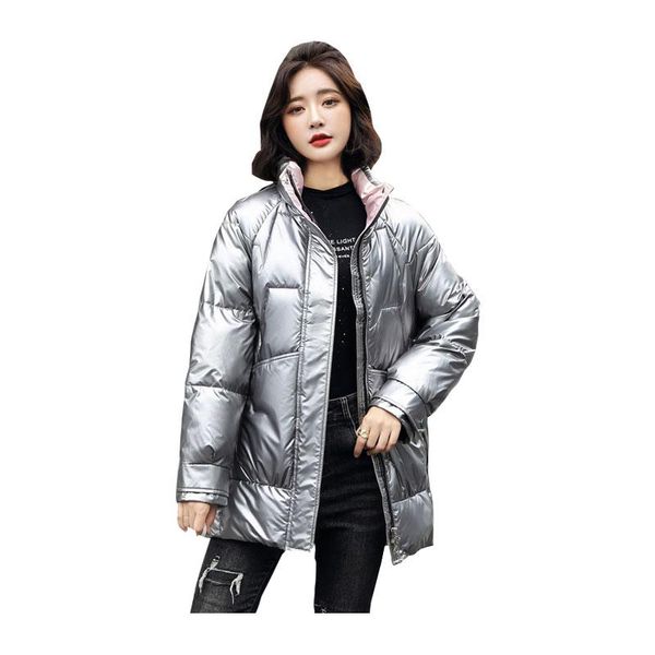 women's short winter big pocket stand collar windproof down jacket oversized cotton pad parka coat, Black
women's short winter big pocket stand collar windproof down jacket oversized cotton pad parka coat, Black