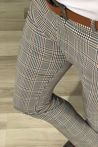 fashion mens slim fit trousers check casual pants joggers tartan jogging skinny bottoms new plus size men trousers, Black
fashion mens slim fit trousers check casual pants joggers tartan jogging skinny bottoms new plus size men trousers, Black