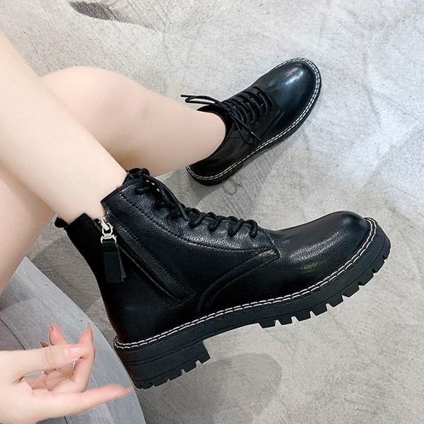 boots 2021 winter shoes women lace up platform motorcyle zip booties sewing ankle female botines mujer 8183n, Black
boots 2021 winter shoes women lace up platform motorcyle zip booties sewing ankle female botines mujer 8183n, Black