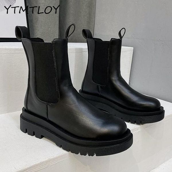leather women brand fall winter warm short ankle boots platform waterproof water shoes non-slip, Black
leather women brand fall winter warm short ankle boots platform waterproof water shoes non-slip, Black