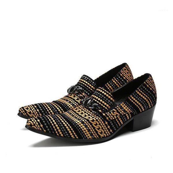 england trend fashion pointed toe strip chains leather shoes slip-on casual mixed color leather dress increased men's shoes1, Black
england trend fashion pointed toe strip chains leather shoes slip-on casual mixed color leather dress increased men's shoes1, Black