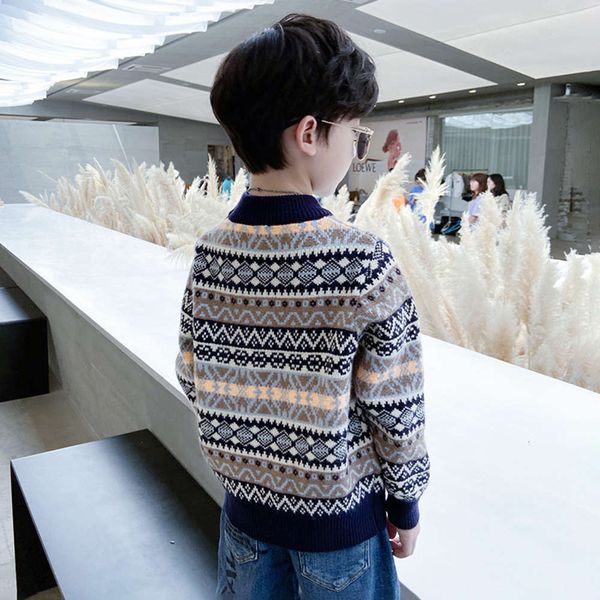 thickened boys' 2020 sweater winter new korean zhongda children's knitting pullover fashion zebq, Blue
thickened boys' 2020 sweater winter new korean zhongda children's knitting pullover fashion zebq, Blue