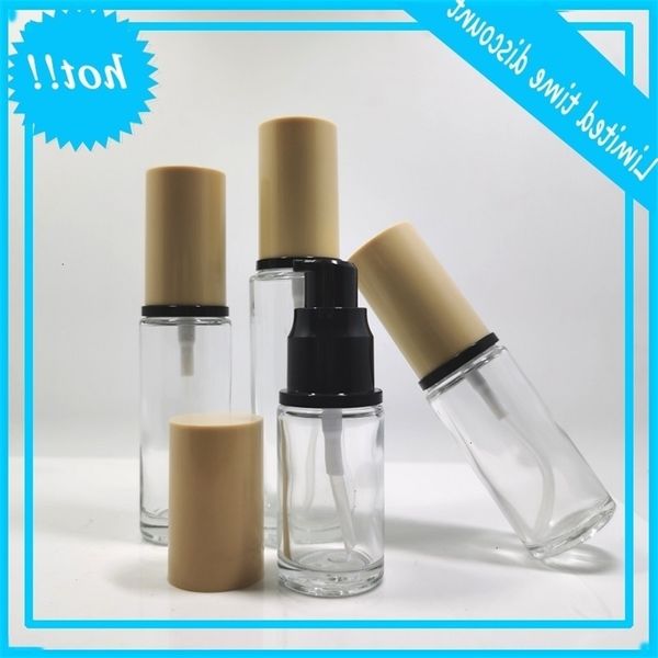20ml 30ml 50ml lotion pump bottle travel size cosmetic container thick wall glass liquid cream dispenser bottles
20ml 30ml 50ml lotion pump bottle travel size cosmetic container thick wall glass liquid cream dispenser bottles