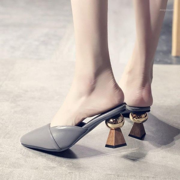 slippers pointed high-heeled half-slippers wood grain thick-heeled mules shaped mid-heel sandals women1, Black
slippers pointed high-heeled half-slippers wood grain thick-heeled mules shaped mid-heel sandals women1, Black