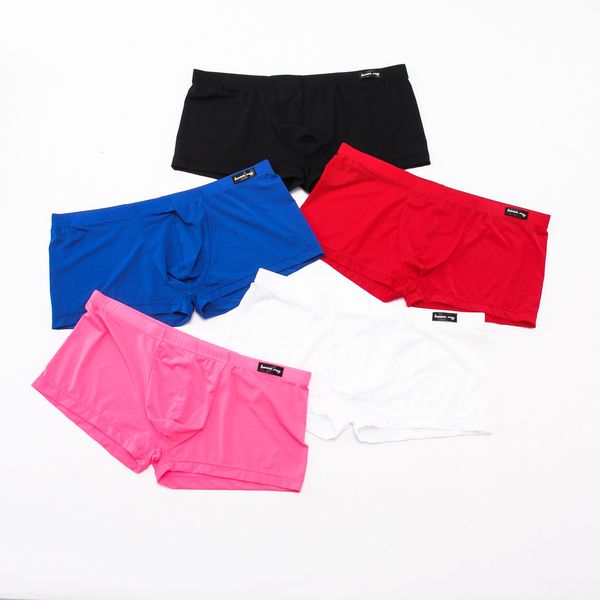 3pieces/lot men summer boyshort boxer ice silky underwear low rise nature cotton male short panties pure color shorts mens underpants, Black;pink
3pieces/lot men summer boyshort boxer ice silky underwear low rise nature cotton male short panties pure color shorts mens underpants, Black;pink
