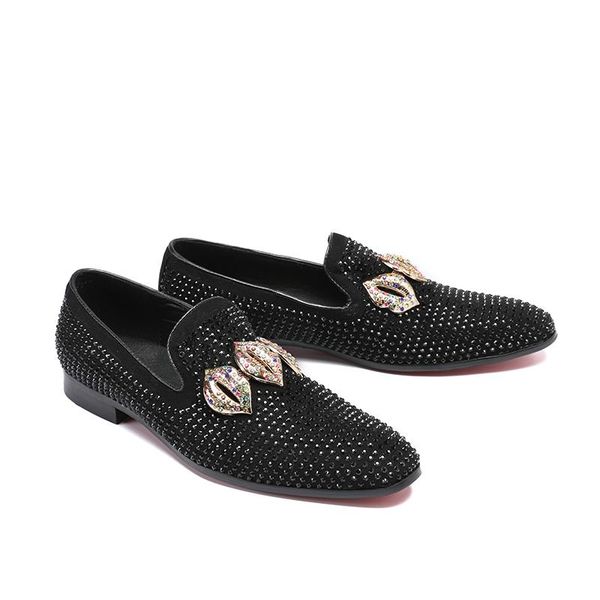 dress shoes 2021 evening party black crystals men's suede crafted slip-on the focus of floor men loafer for wedding prom and banquet
dress shoes 2021 evening party black crystals men's suede crafted slip-on the focus of floor men loafer for wedding prom and banquet