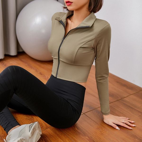 1n7yq autumn new short running jacket women's fitness clothescolor solid clothes yoga clothes coat clothing yoga exercise cardigan zipp, Gray
1n7yq autumn new short running jacket women's fitness clothescolor solid clothes yoga clothes coat clothing yoga exercise cardigan zipp, Gray